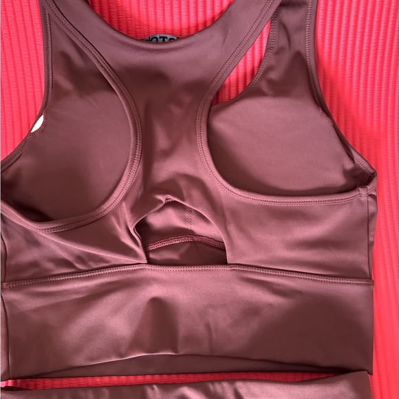 Women's Chocolate Brown Bike Shorts - Picture 4 of 7